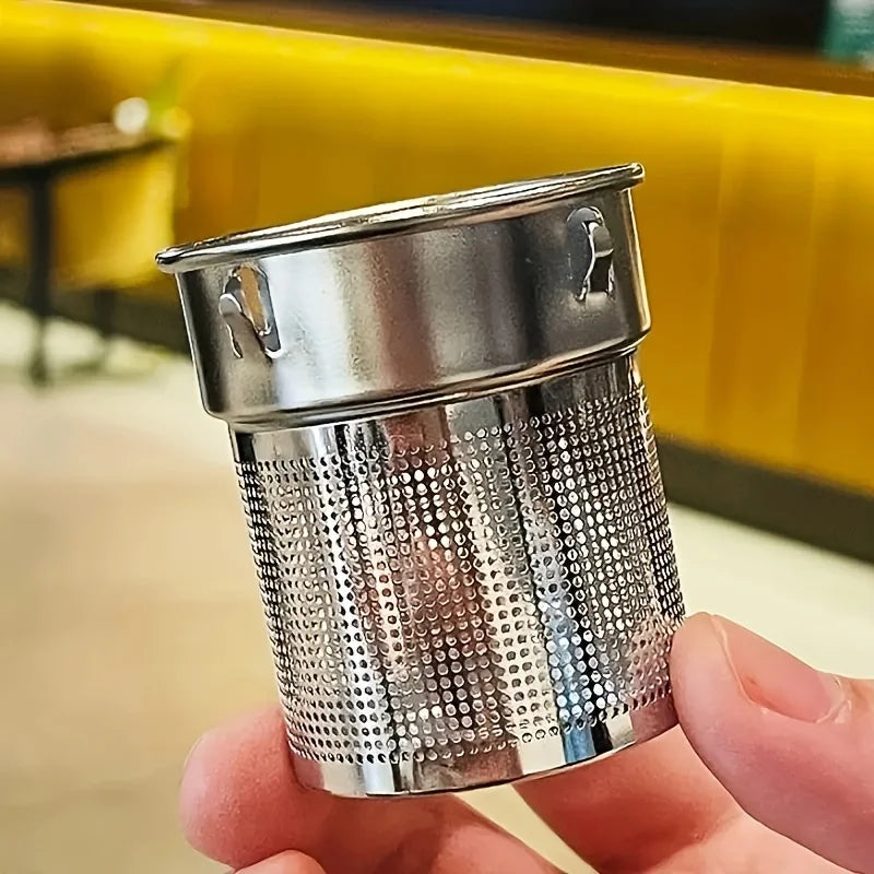 Glass Water Bottle with Strainer