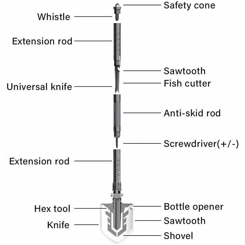 Multi-purpose Shovel - Sunny Sydney Australia - Famous Outdoor Gear Store