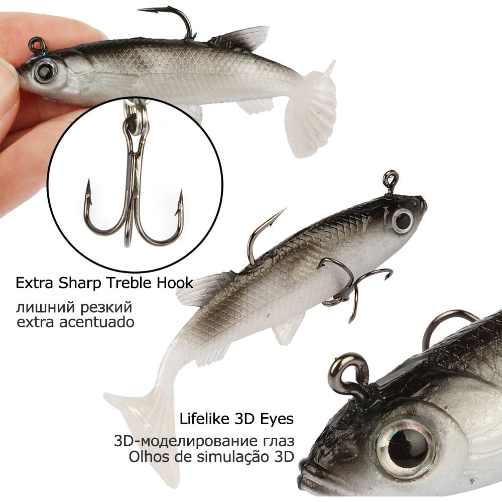 Soft Silicone Fishing Lures 8.5 cm - Sunny Sydney Australia - Famous Outdoor Gear Store
