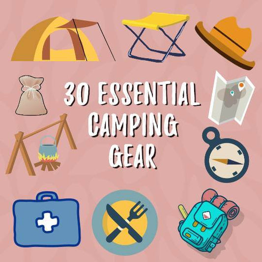 30 essential camping gear