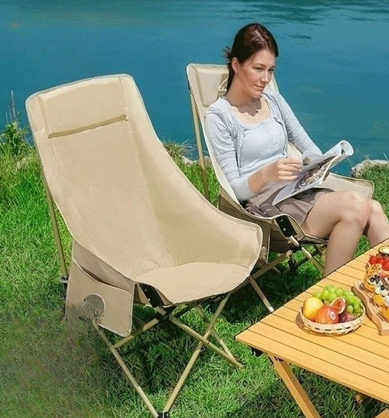 Folding Portable Camping Beach Lounge Chair