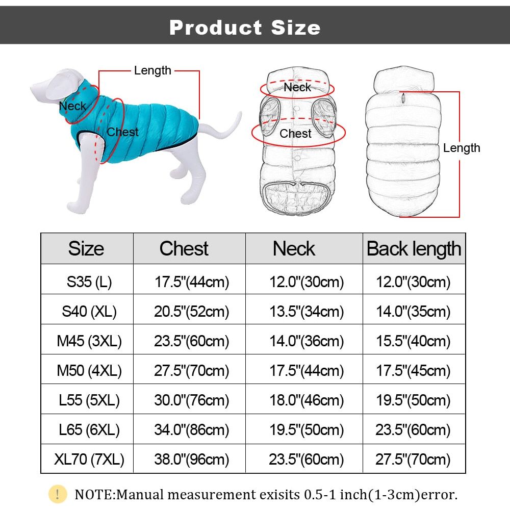 Warm Winter Vest for Dog - Sunny Sydney Australia - Famous Outdoor Gear Store