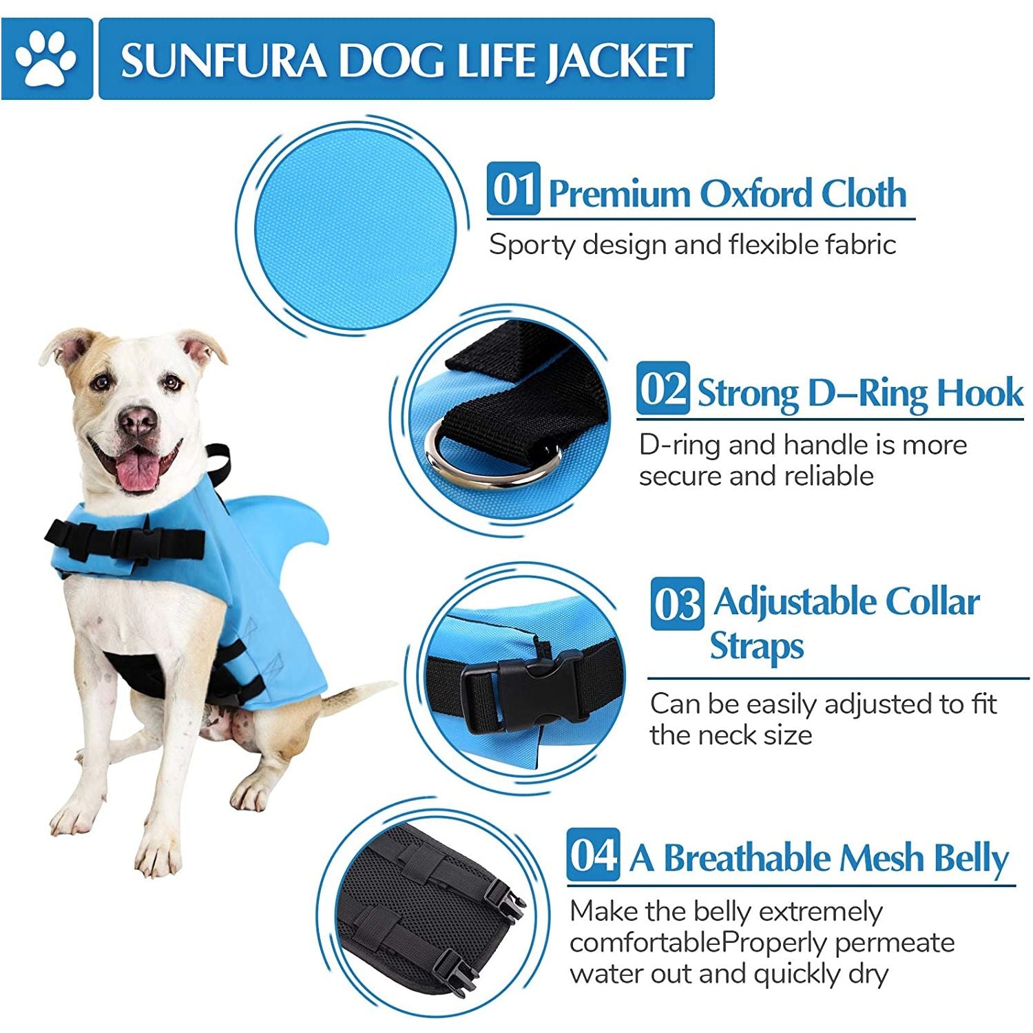 Dog Life Jacket - Sunny Sydney Australia - Famous Outdoor Gear Store