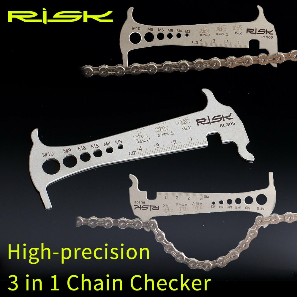 Reliable Bicycle Chain Checker Tool - Compact & Accurate