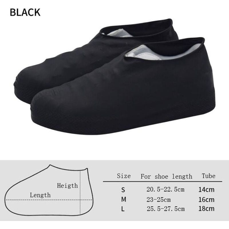 Outdoor latex shoe cover rainy day waterproof thickening non-slip wear foot cover - Sunny Sydney Australia - Famous Outdoor Gear Store